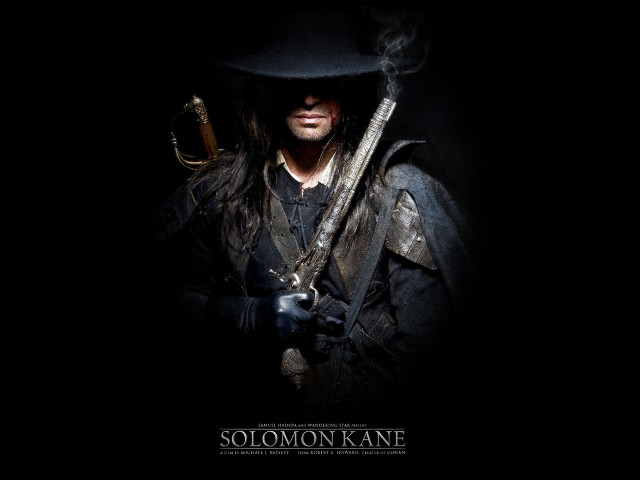 Man black hat gun smoking free wallpaper - medium preview image