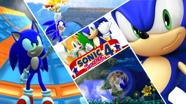 Sonic hedgehog collage video games free wallpaper - medium preview image