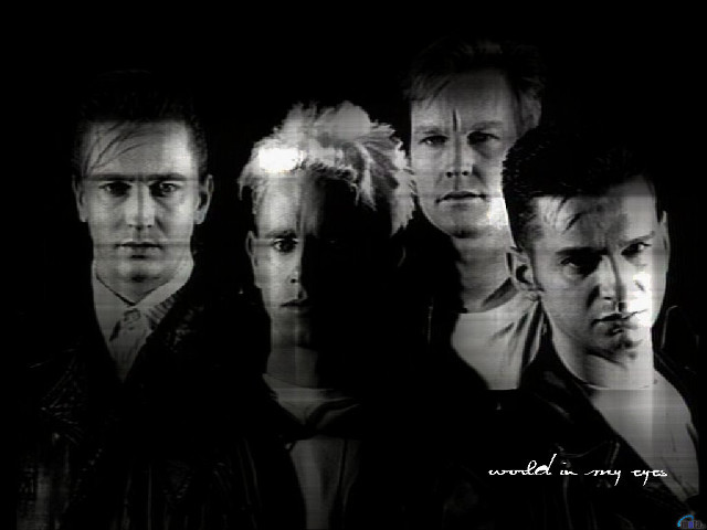 Men group black background white free wallpaper - medium preview image