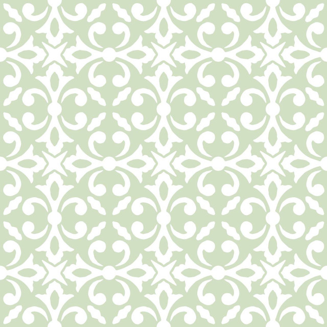 Green white pattern white background free wallpaper - medium preview image