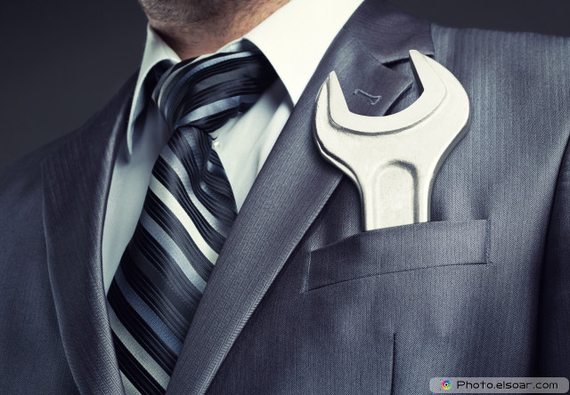 Man suit wrench pocket tie free wallpaper - medium preview image