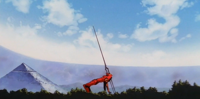 Man holding pole mountain background free wallpaper - medium preview image