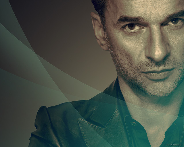 Man green shirt black jacket free wallpaper - medium preview image