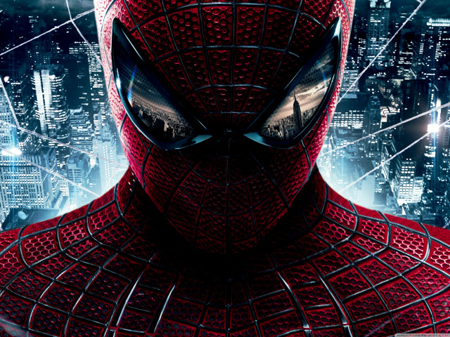 Spider man suit city lights free wallpaper - medium preview image