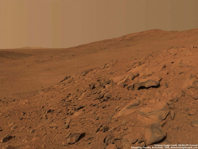 Rocky hill desert mars dirt free wallpaper - medium preview image