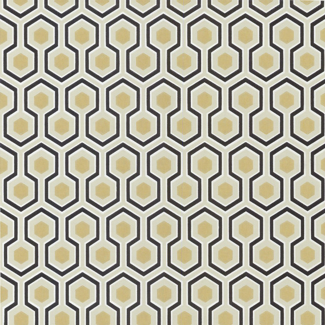 Black white pattern yellow background #2 free wallpaper - medium preview image