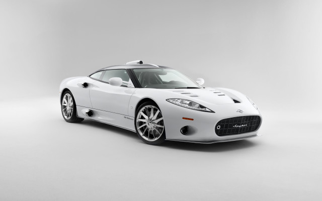 White sports car studio rendering free wallpaper - medium preview image
