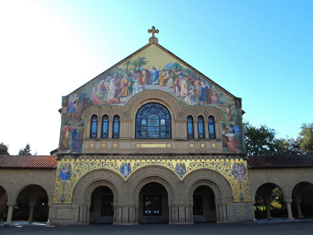 Church mural cross building side free wallpaper - medium preview image