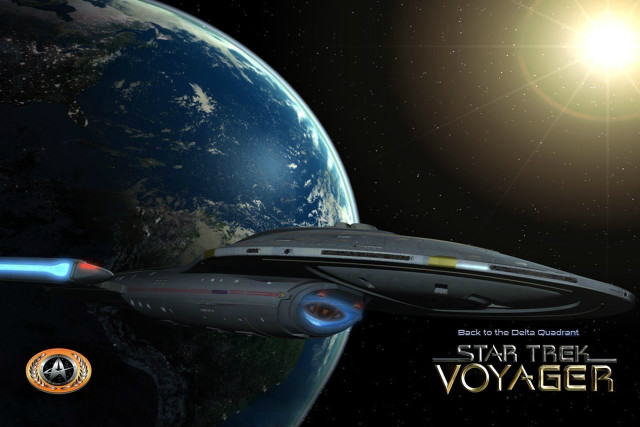 Star trek voyager ship space free wallpaper - medium preview image