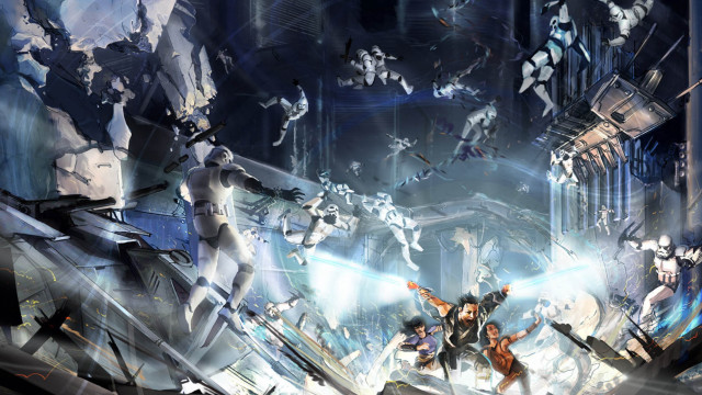 Futuristic city star wars theme #3 free wallpaper - medium preview image