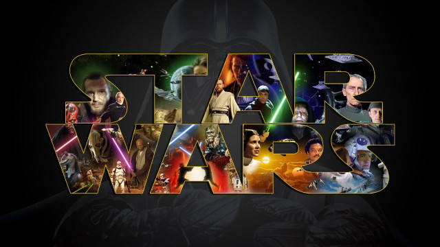 Star wars poster characters gold free wallpaper - medium preview image
