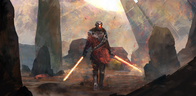 Sci fi man lightsabers rocky free wallpaper - medium preview image