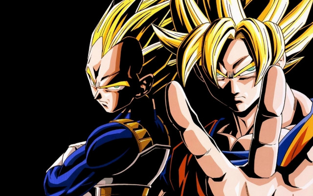 Anime characters facing hands together free wallpaper - medium preview image