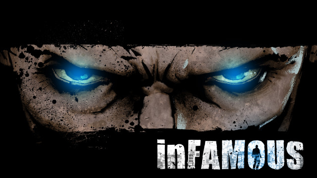 Close up blue eyes infamous free wallpaper - medium preview image