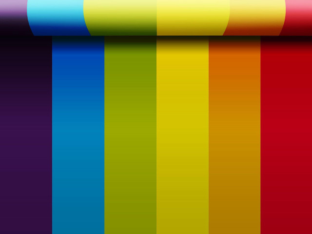 Rainbow colored background black border #3 free wallpaper - medium preview image