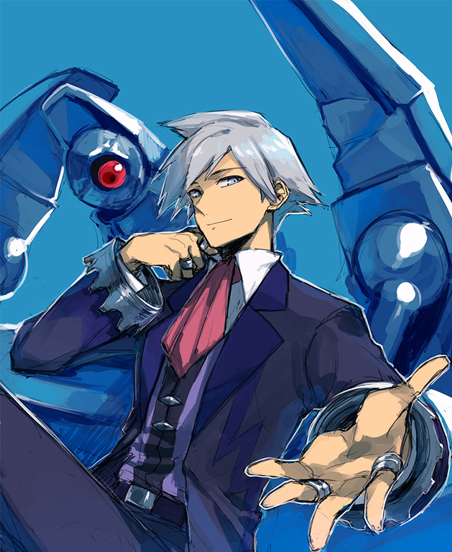 Man suit tie robot hand free wallpaper - medium preview image