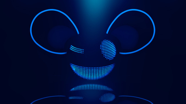 Blue mickey mask reflection dark free wallpaper - medium preview image