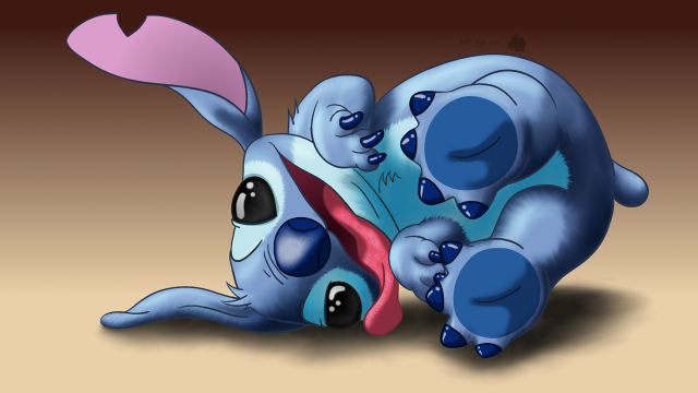 Blue elephants laying floor pink free wallpaper - medium preview image