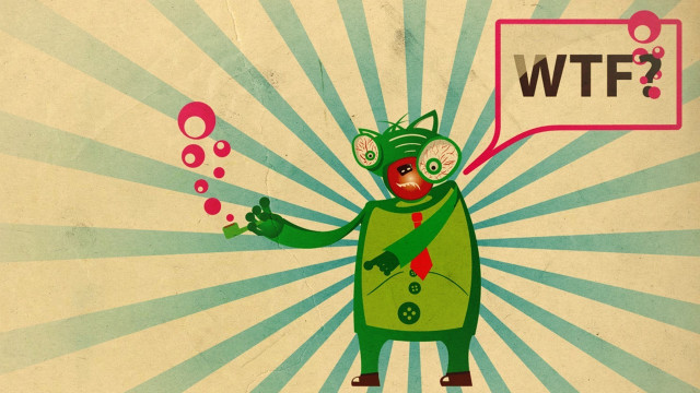 Cartoon robot speechbubble wft flag free wallpaper for desktop - medium preview image