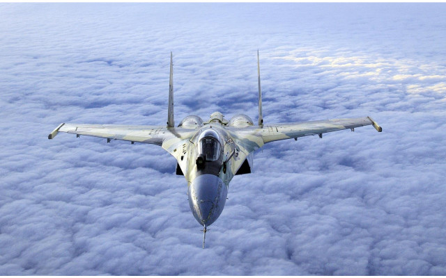 Fighter jet flying sky above #4 free wallpaper - medium preview image