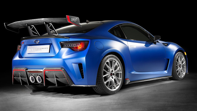 Blue sports car surfboard realistic free wallpaper - medium preview image