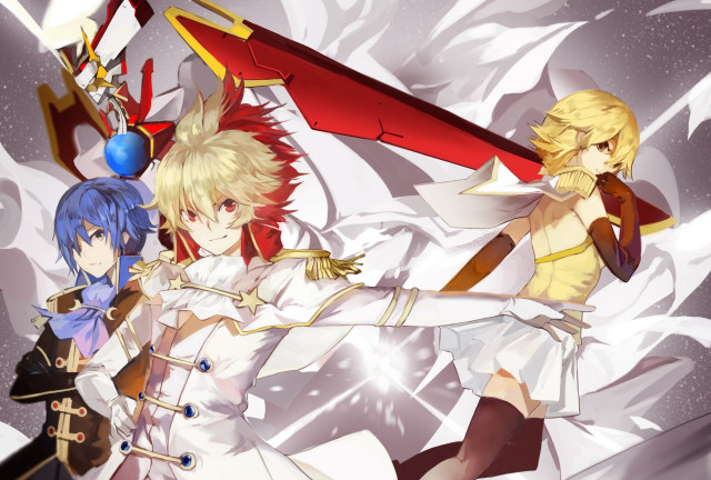 Anime characters group white background #26 free wallpaper - medium preview image