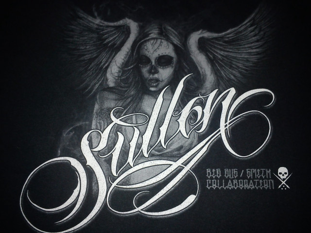 Black shirt skull angel sullor free wallpaper - medium preview image