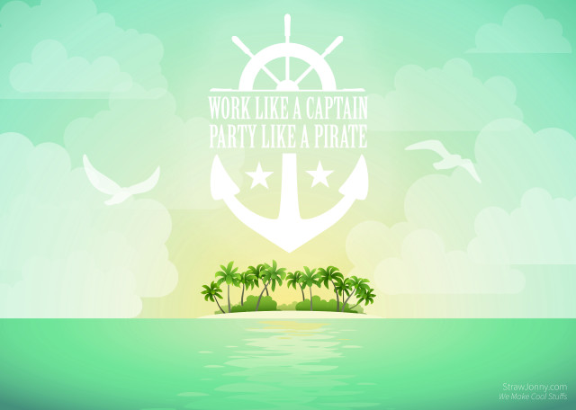 Boat anchor water palm trees free wallpaper - medium preview image