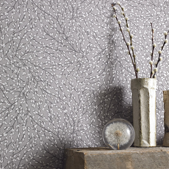 Vase flowers shelf wallpaper pattern free wallpaper - medium preview image