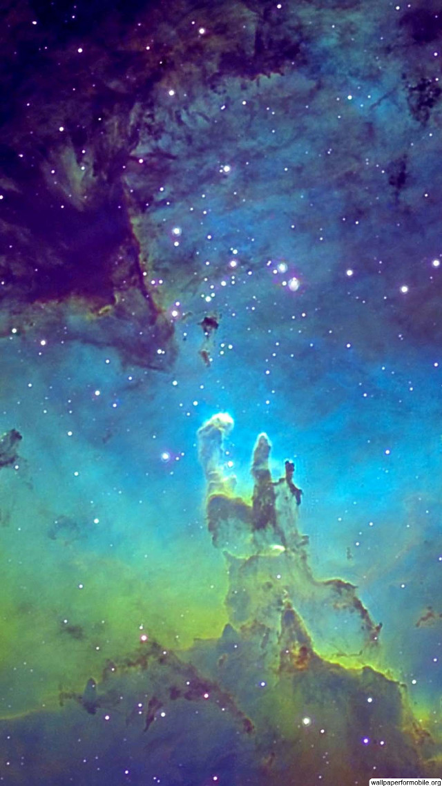 Large star cluster blue sky free wallpaper - medium preview image