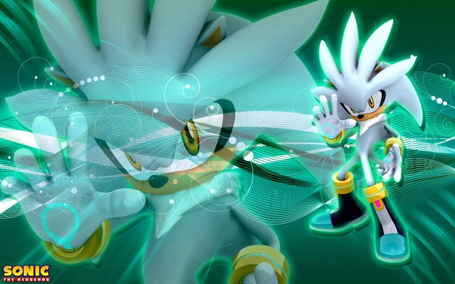Sonic dancing green white background free wallpaper - medium preview image