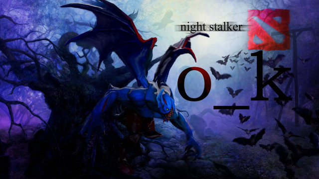 Night stalker bats flying number free wallpaper - medium preview image