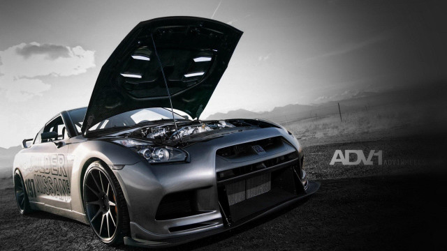Car hood open dirt road free wallpaper - medium preview image