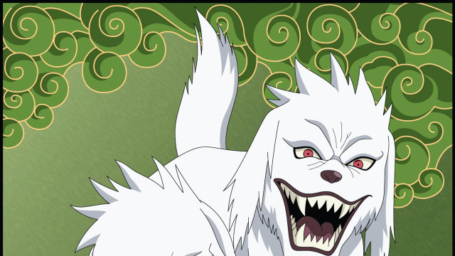 White dog red eyes big free wallpaper - medium preview image