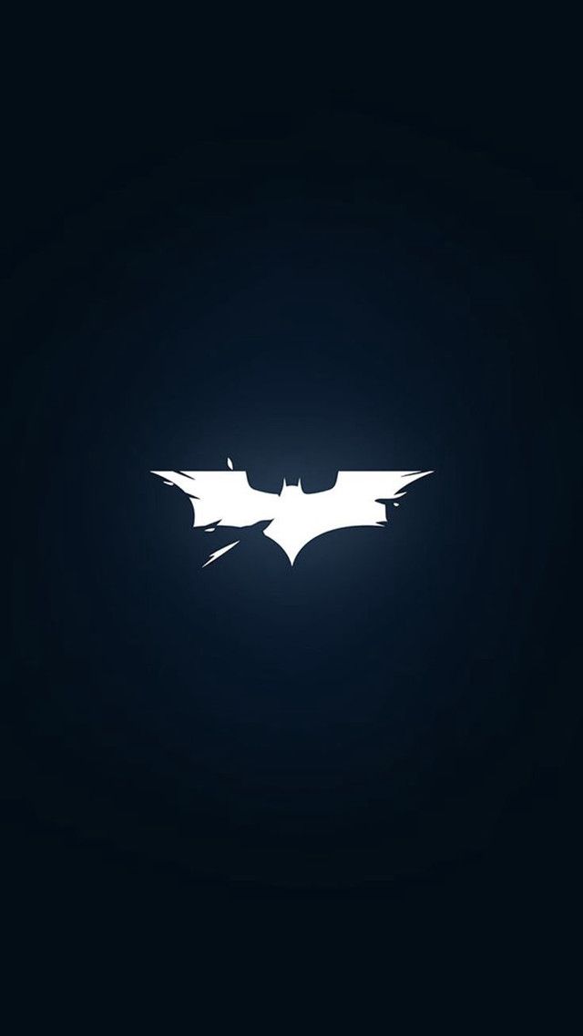 Batman logo dark background white free wallpaper - medium preview image