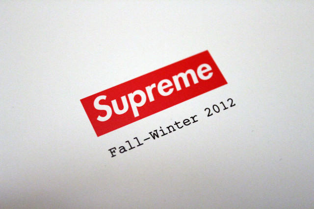 Supreme fall winter 2012 red free wallpaper - medium preview image
