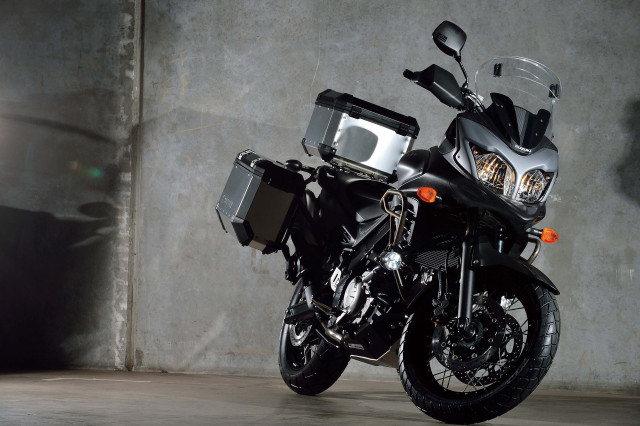 Motorcycle parked garage light side free wallpaper - medium preview image