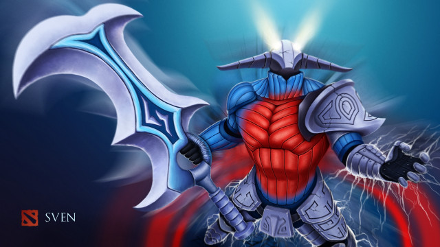 Cartoon character huge hammer red free wallpaper - medium preview image