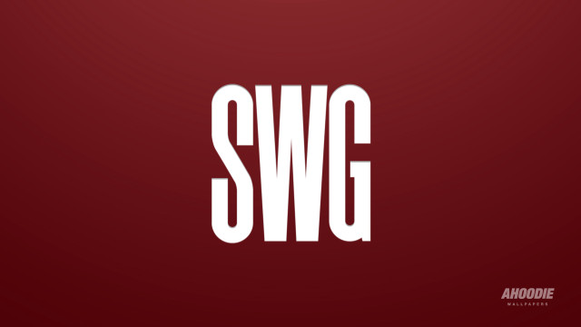 Red background swg white letters free wallpaper - medium preview image