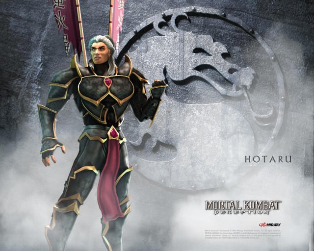 Man suit sword shield dragon free wallpaper - medium preview image