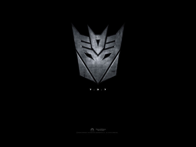 Dark background stylized logo side free wallpaper - medium preview image