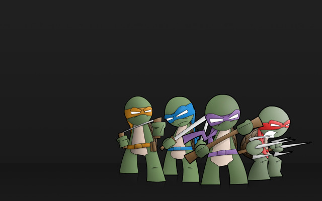Teenage mutant ninja turtles group #2 free wallpaper - medium preview image