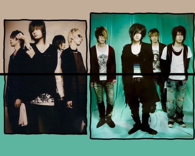 Young men green background black free wallpaper - medium preview image
