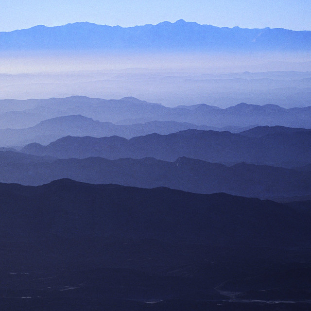 Mountain range plane window blue free wallpaper - medium preview image