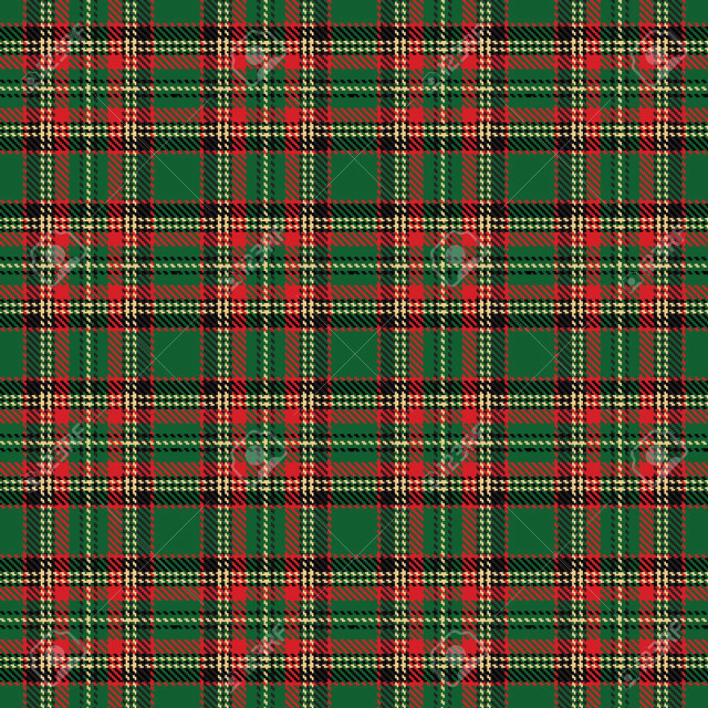 Green red plaid fabric small free wallpaper - medium preview image