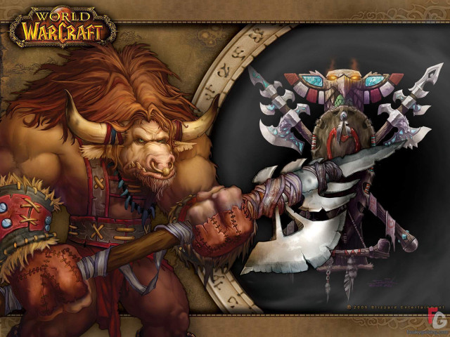 Horned man sword fantasy magic free wallpaper - medium preview image