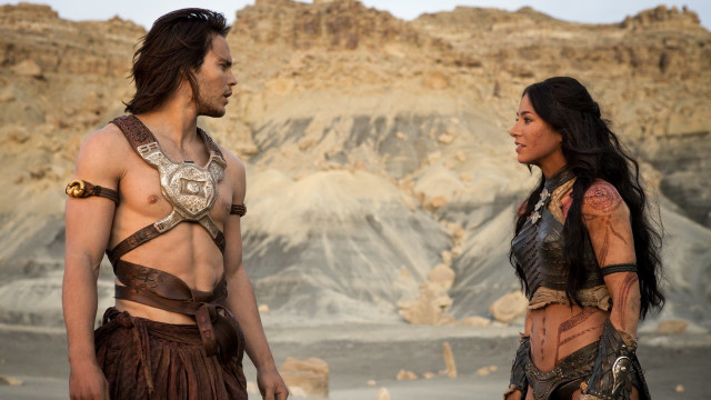 Native american couple mountain desert free wallpaper - medium preview image