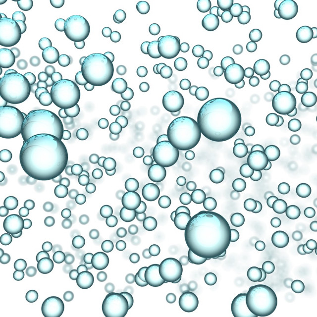 Bubbles floating air white background free wallpaper - medium preview image