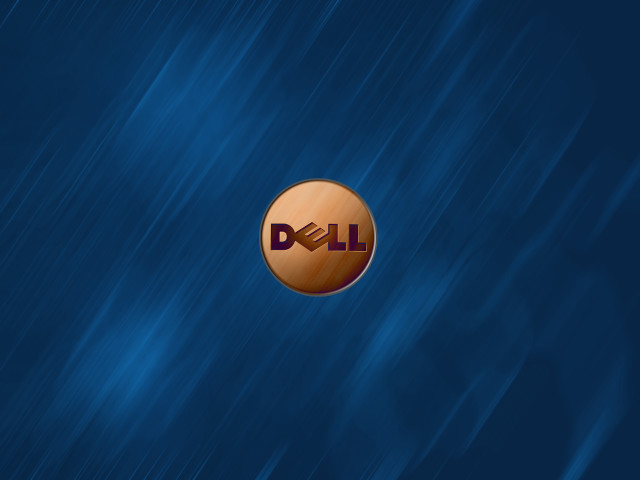 Dell logo blue background blurry free wallpaper - medium preview image