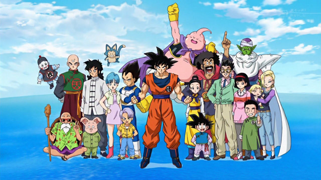 Group people cartoon character dragon free wallpaper - medium preview image